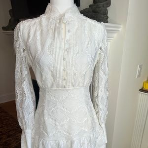Zimmerman-Like NEW White Lace Dress